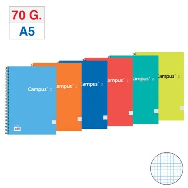 CUADERNO CAMPUS A5/80H-70/MM TD 001602