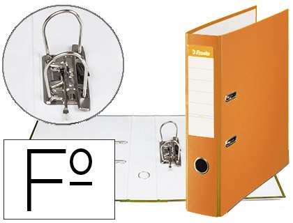 ARCHIVADOR ESSELTE 42323 Fº L75 NARANJA