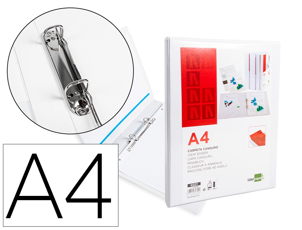 CARPETA CANG.BLAN.A4 2A-16 LD 31320/KG21