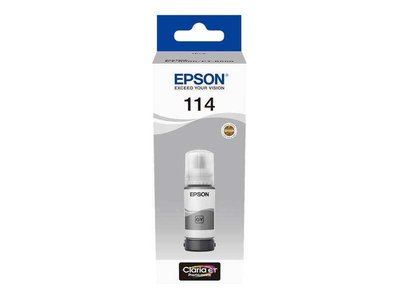 ORIGINAL EPSON 114 C13T07B540 GRIS 70ml