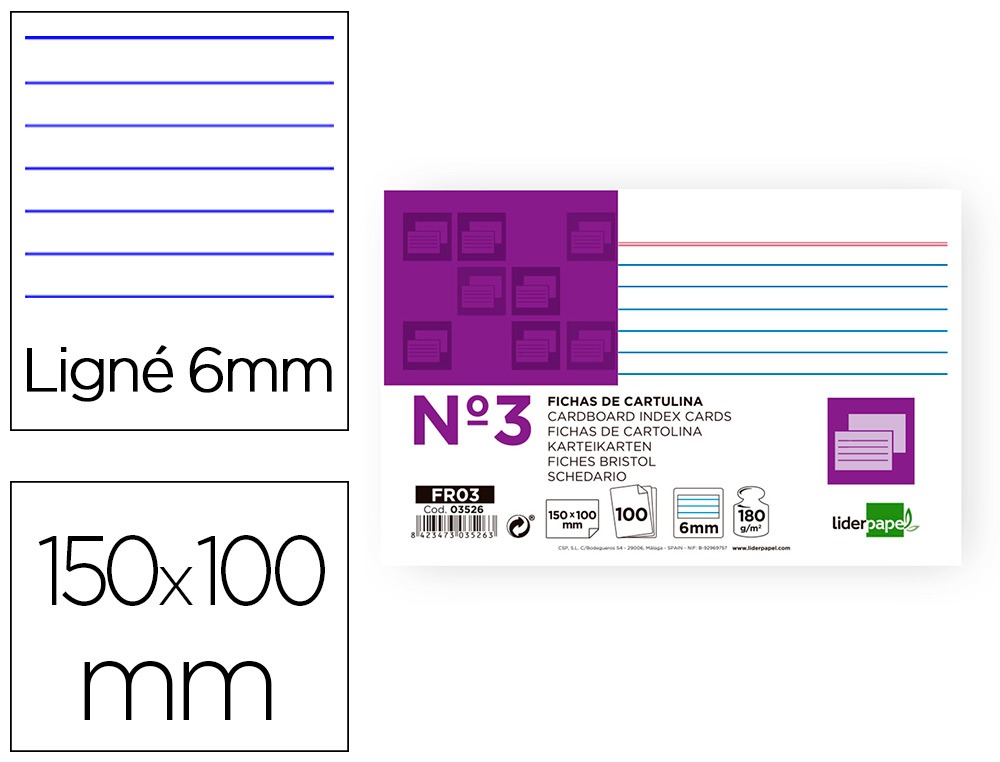 FICHA CAR.LD HORIZ.100x150 Nº3 3526/FR03