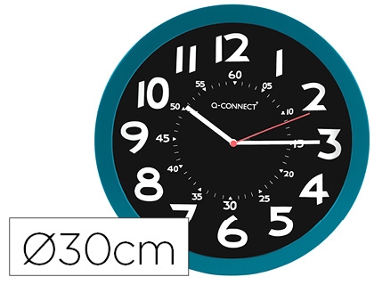 RELOJ DE PARED QC 30cm 153907/KF11214