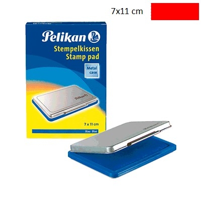 TAMPON Nº2 PELIKAN 7x11cm ROJO 331025