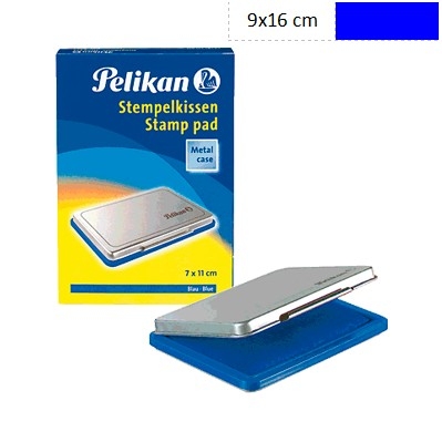 TAMPON Nº1 PELIKAN 9x16cm AZUL 331124