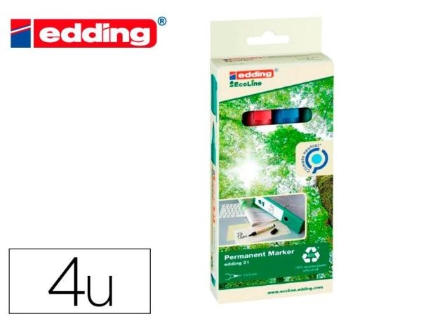 ROTULADOR EDDING 164492/21-4-S B/4 color