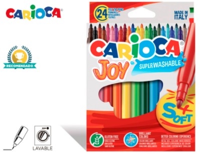 ROTULADOR CARIOCA JOY C/24 13258/40615