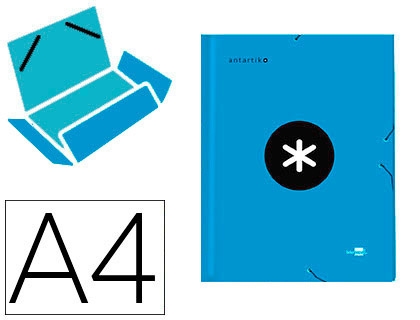 CARPETA ANTARTIK 87078/AW12 A4 -SOL AZUL