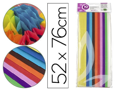 PAPEL SEDA LD 52x76 SURT.35744/SE02 10un