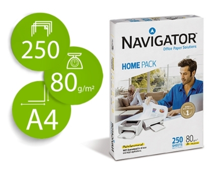 PAPEL MULT.BLANCO A4/80 NAVIG.75074 250H
