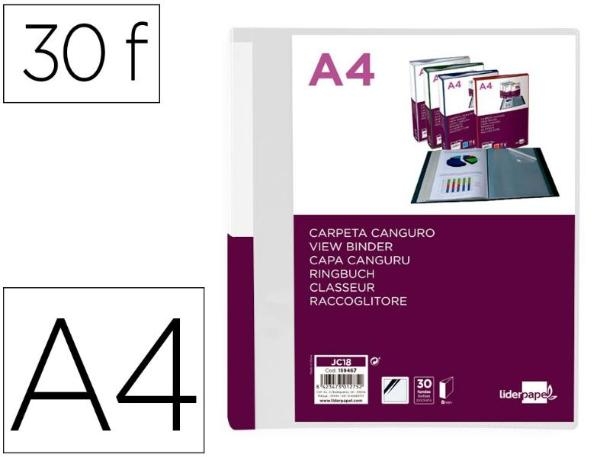 CARPETA FUNDAS 30F LD 159467/JC18 TRANSP