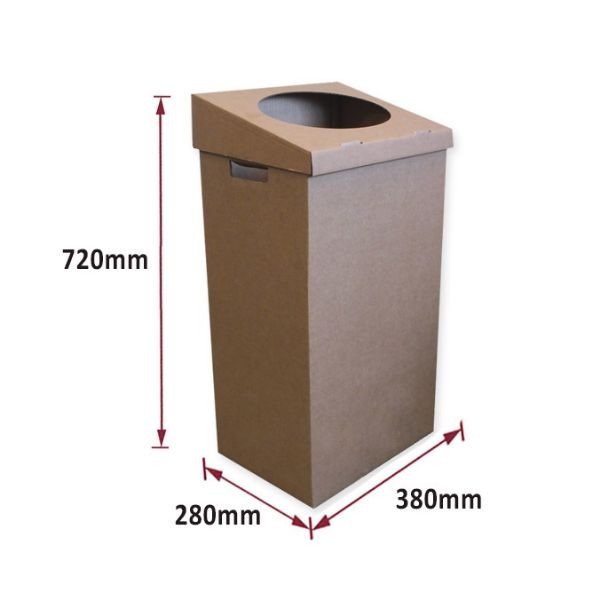 CONTENEDOR RECICLAJE CONS.38x28x72, UNID