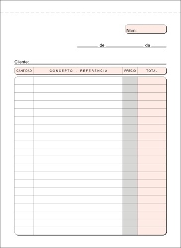 TALONARIO MULTIUSO 4ºN/1+1 LOAN T-103 UN