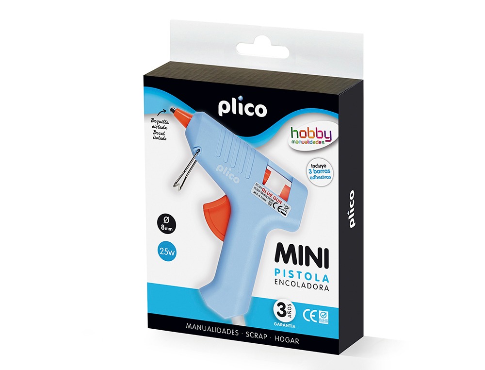 PISTOLA SILICONA MINI PLICO 155932/1640