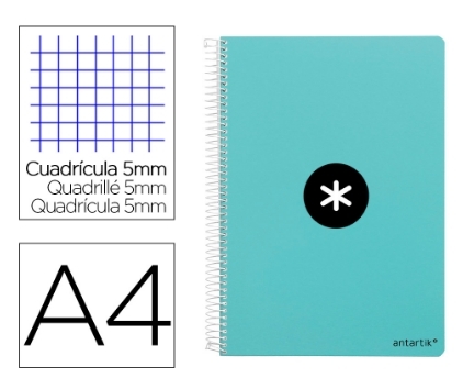 CUADERNO ANTARTIK A4/80H 7817/KB01 MENTA