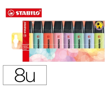 MARCADOR FLUORES.STABILO 156908/70/8-3