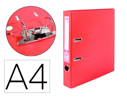 ARCHIVADOR LD A4 L52 ROJO RAD.32063/AY07