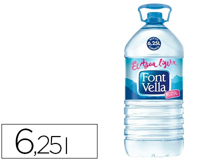 AGUA FONTVELLA 6,25 L 59187/FV6.25L GARR