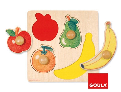 PUZZLE MADERA GOULA 4 FRUTAS 75467/54000