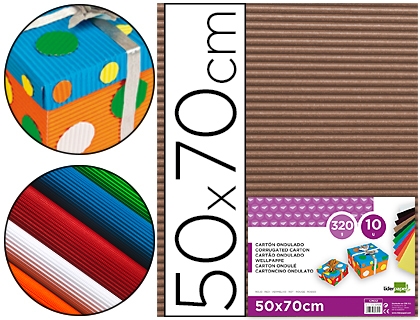 CARTON ONDULADO LD 37650/CN15 MARRON