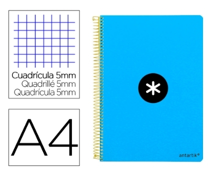 CUADERNO ANTARTIK A4/80H 74682/KE01 AZUL
