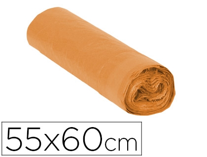 BOLSA BASURA 55x60 NARAN.76258/18953 15u