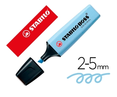 MARCADOR FLUORES.STABILO 70/111 AZUL NUB