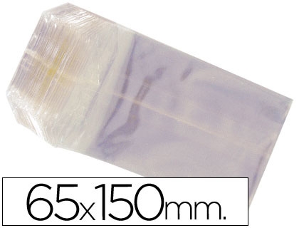 BOLSA CELOFAN 65x150 28081 PAQ.100 unida