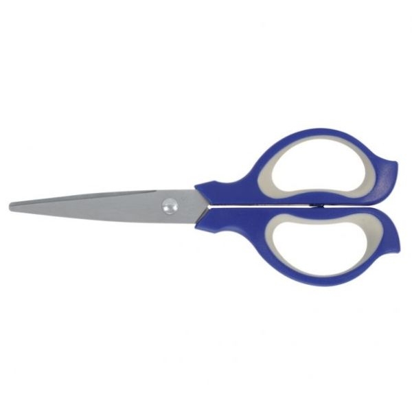 TIJERA OFICINA PLUS 170mm AZUL 040506