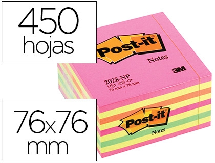 NOTAS ADH.NEON POST-IT 46770/FT510093204