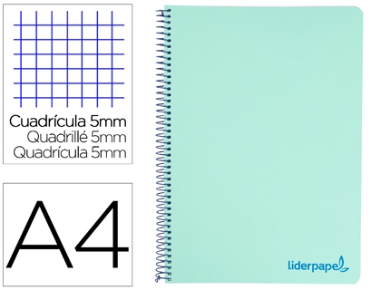 CUADERNO LD A4/120H CP-5mm VER.8941/BA17