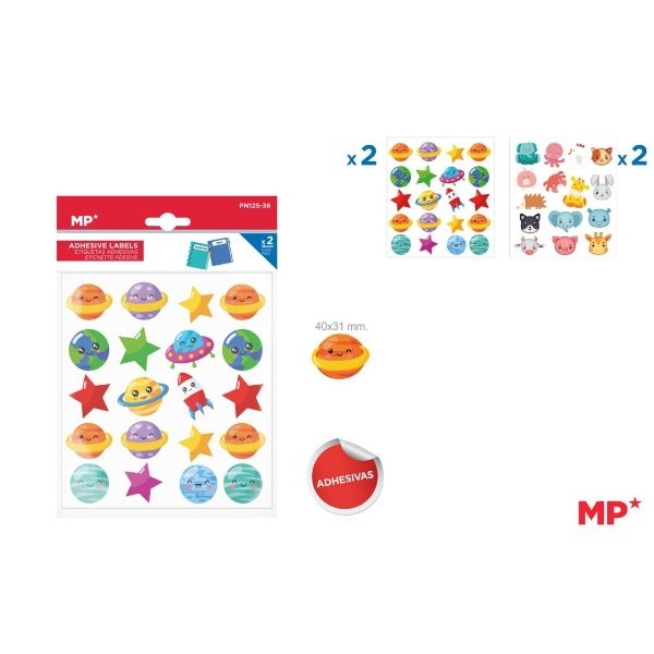 ETIQUETAS ADHESIVAS MP PN125-36