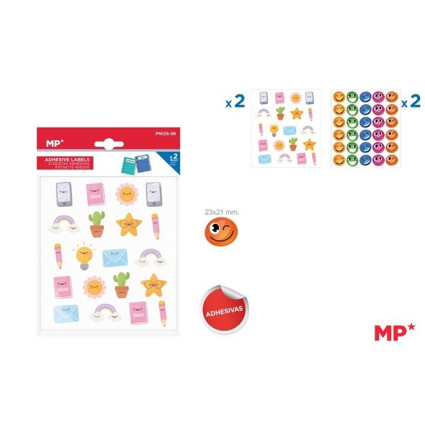 ETIQUETAS ADHESIVAS MP PN125-38