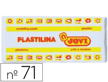 PLASTILINA JOVI PASTILLA 150g BLANC.7101