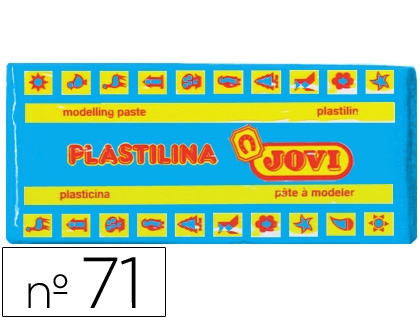 PLASTILINA JOVI PASTILLA 150g AZ.CL.7112