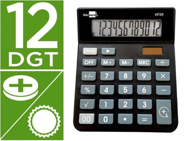 CALCULADORA SOBREMESA 12D LD 163491/XF26