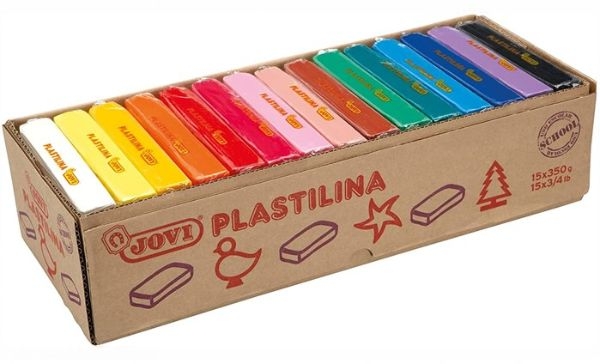 PLASTILINA JOVI C/15un.350gr.BASICOS 72B