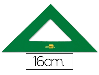 ESCUADRA LD 16cm 43369/ES01 ACRIL.VERDE
