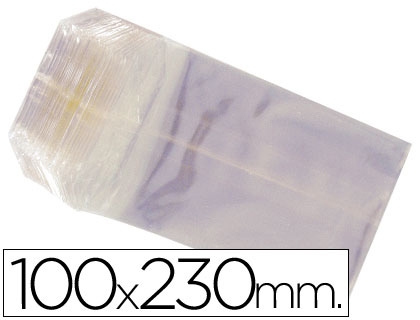 BOLSA CELOFAN 100x230 28076 PAQ.100 unid