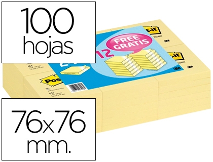 NOTAS ADH.AMAR.POST-IT 51903/FT510280249