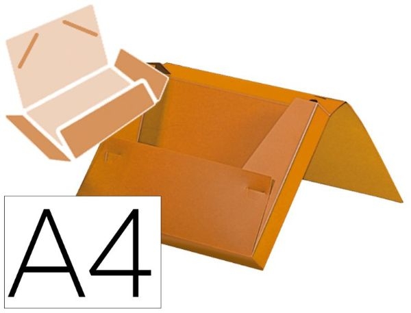 CARPETA LD A4 G/S NARANJA 10910/SS49