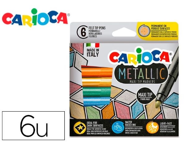 ROTULADOR CARIOCA METAL.162749/43161 C/6