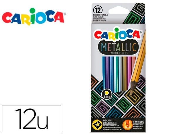 LAPICES CARIOCA METAL.162752/43164 C/12
