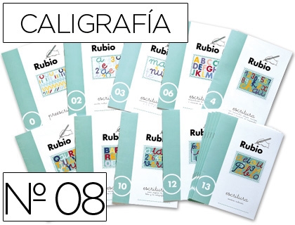 CUADERNO RUBIO CALIGRAF.Nº08 22479/C-08