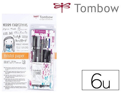 SET CALIGRAFIA TOMBOW 155908/LS-BEG 6 PZ