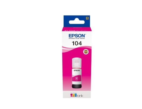 ORIGINAL EPSON 104 C13T00P340 MAGENTA 65