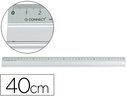 REGLA MET.ALUMINIO 40cm QC 17909/KF00287