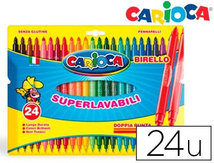 ROTULADOR CARIOCA BIPUN.C/24 35742/41521