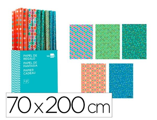 PAPEL REGALO LD TODO AÑO 166120/PR04, UN