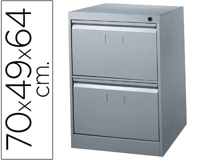 FICHERO 2-CAJONES 31235/F-0702E-GR GRIS