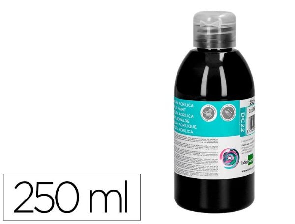 PINTURA ACRILI.LD 250ml NEGR.166316/DC22
